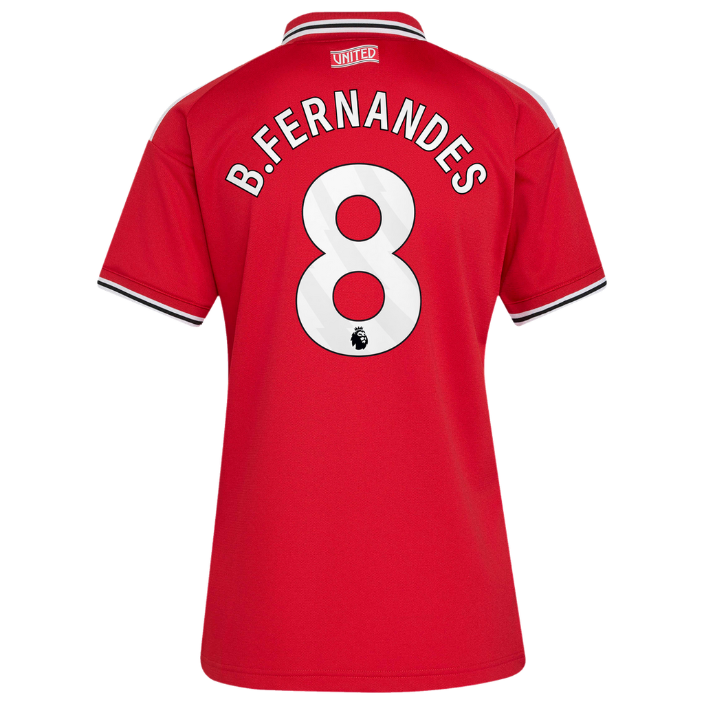 Bruno Fernandes Manchester United adidas Women's 2026/27 Home Replica Jersey - Red