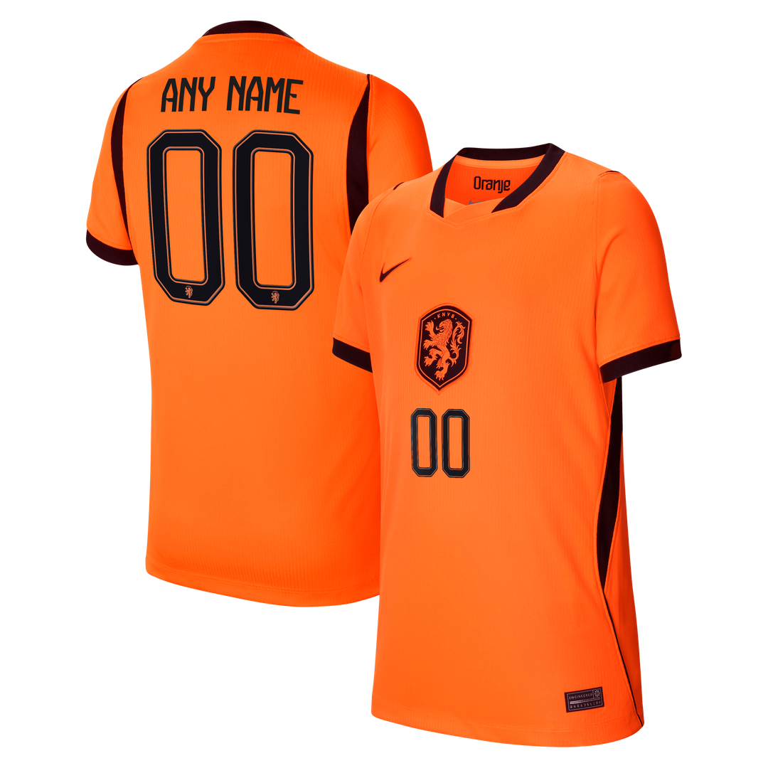 Netherlands National Team Nike Youth 2026 Away Stadium Replica Custom Jersey - White