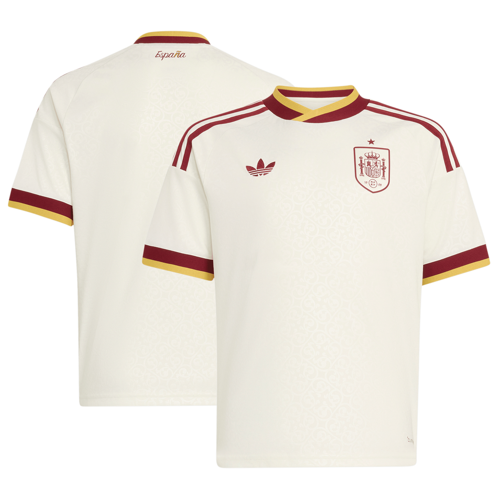 Spain National Team adidas Youth 2026 Away Replica Jersey - White