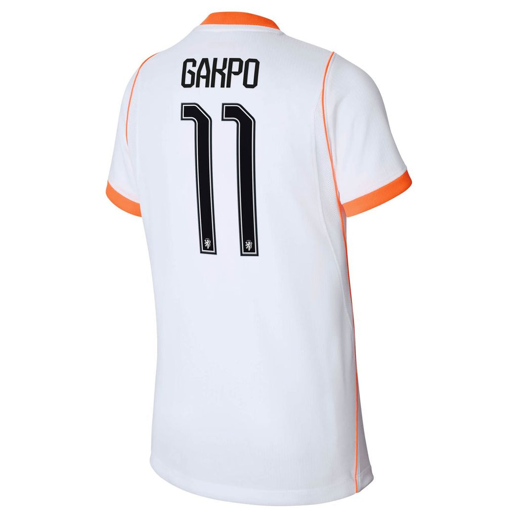 Cody Gakpo Netherlands National Team Nike Youth 2026 Home Stadium Replica Jersey - Orange