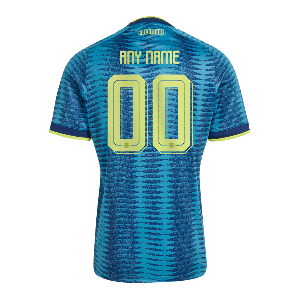 Colombia National Team adidas 2026 Home Replica Custom Jersey - Yellow