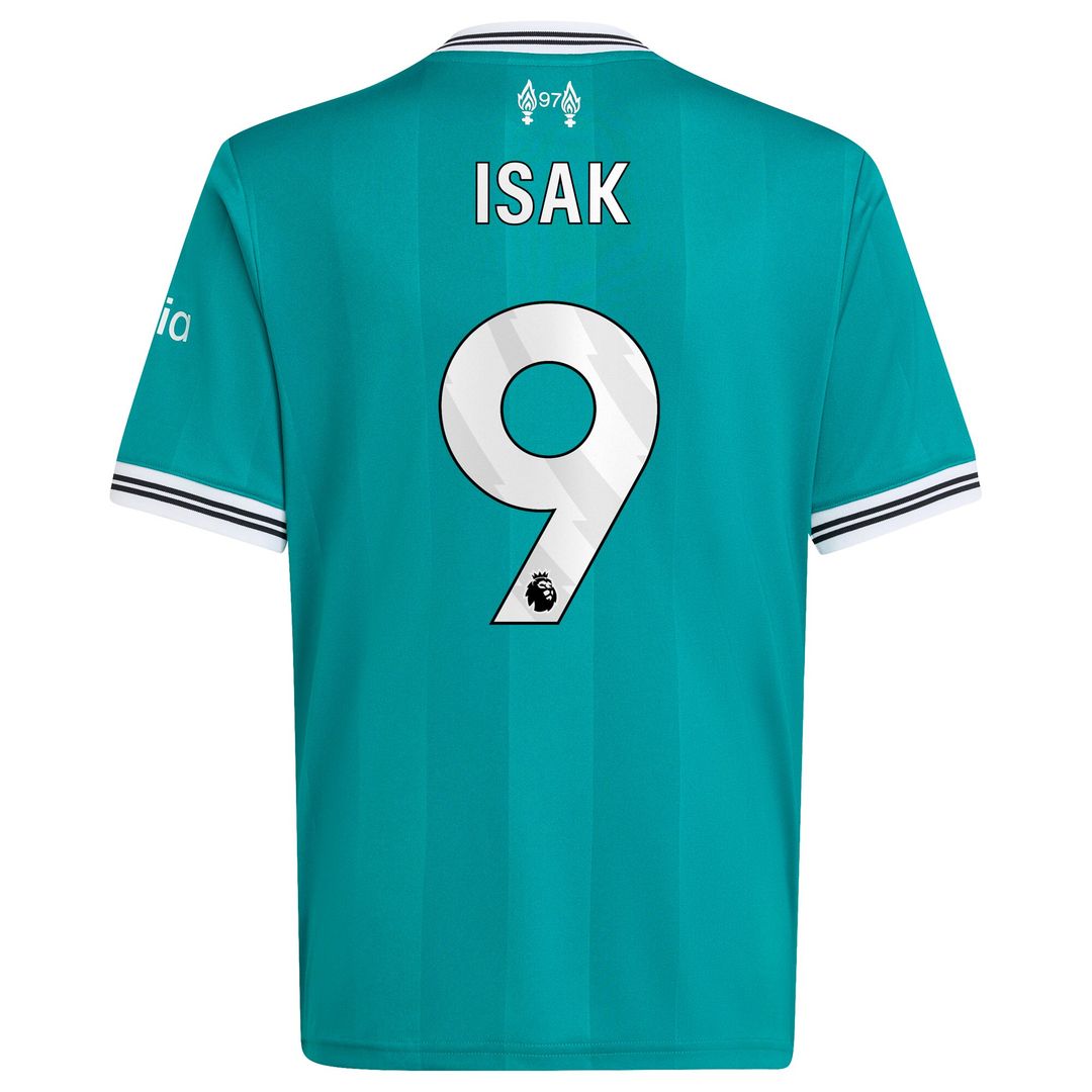 Alexander Isak Liverpool adidas Youth 2025/26 Home Replica Player Jersey - Red