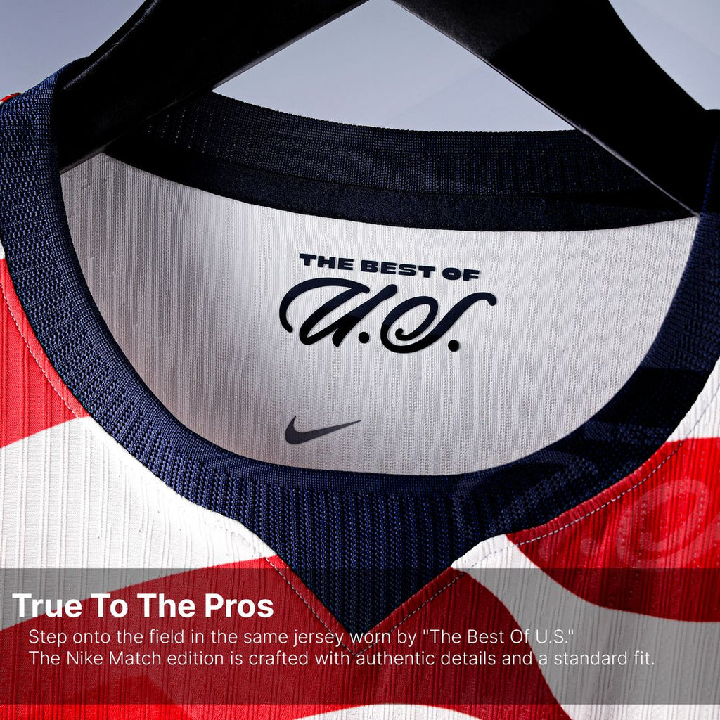 USMNT Nike Youth 2026 Home Match Authentic Jersey - White