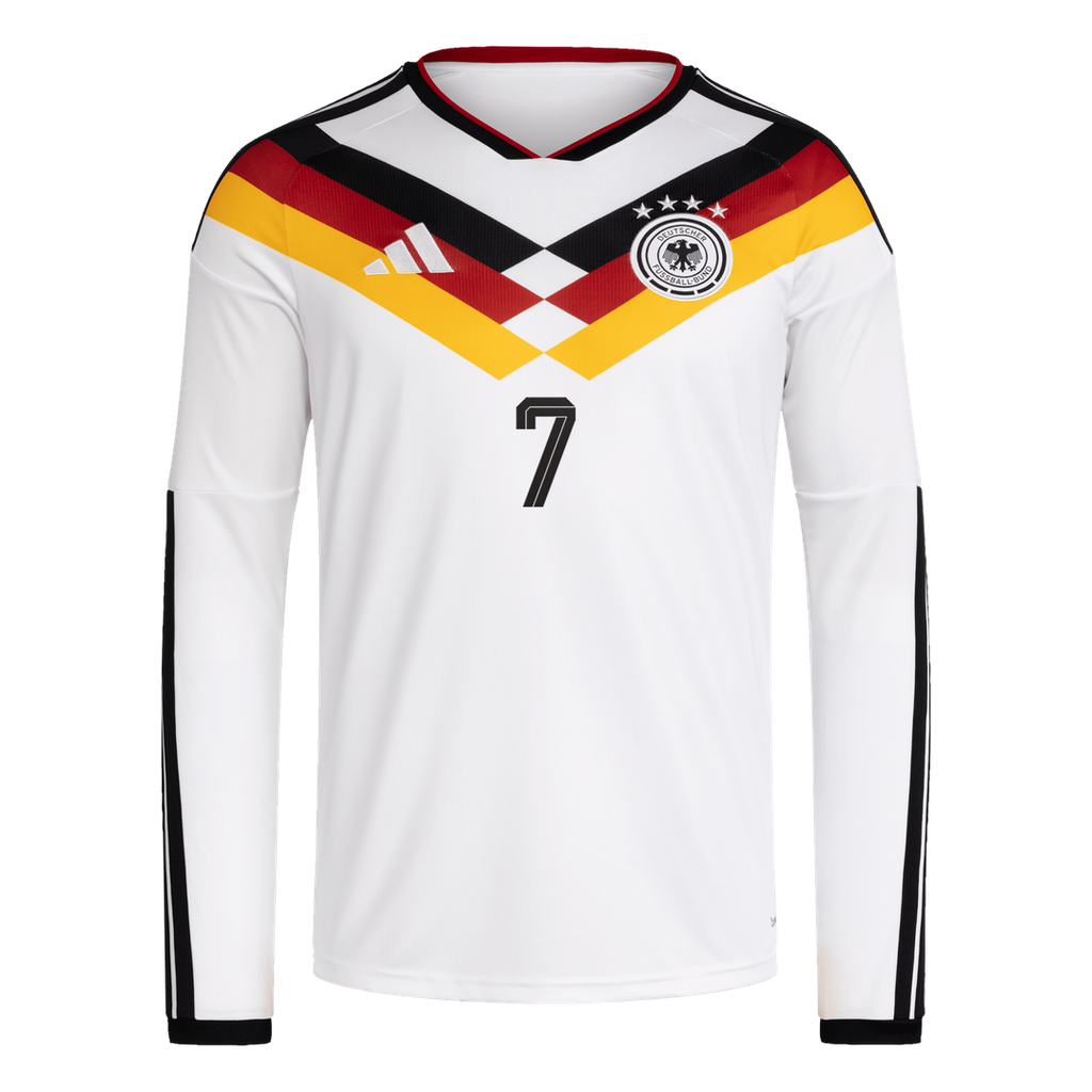 Kai Havertz Germany National Team adidas 2026 Home Replica Long Sleeve Jersey - White