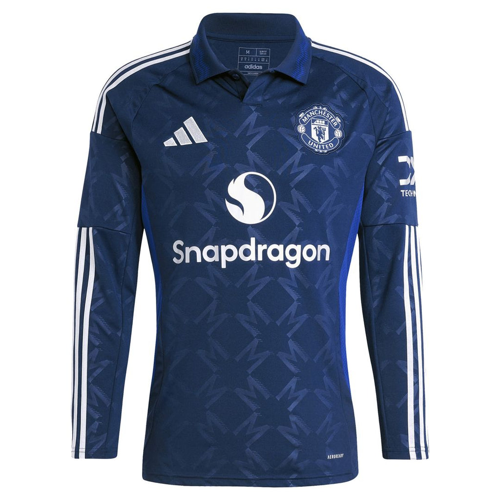Rasmus Højlund Manchester United adidas Originals 2024/25 Third Replica Long Sleeve Jersey - Cream