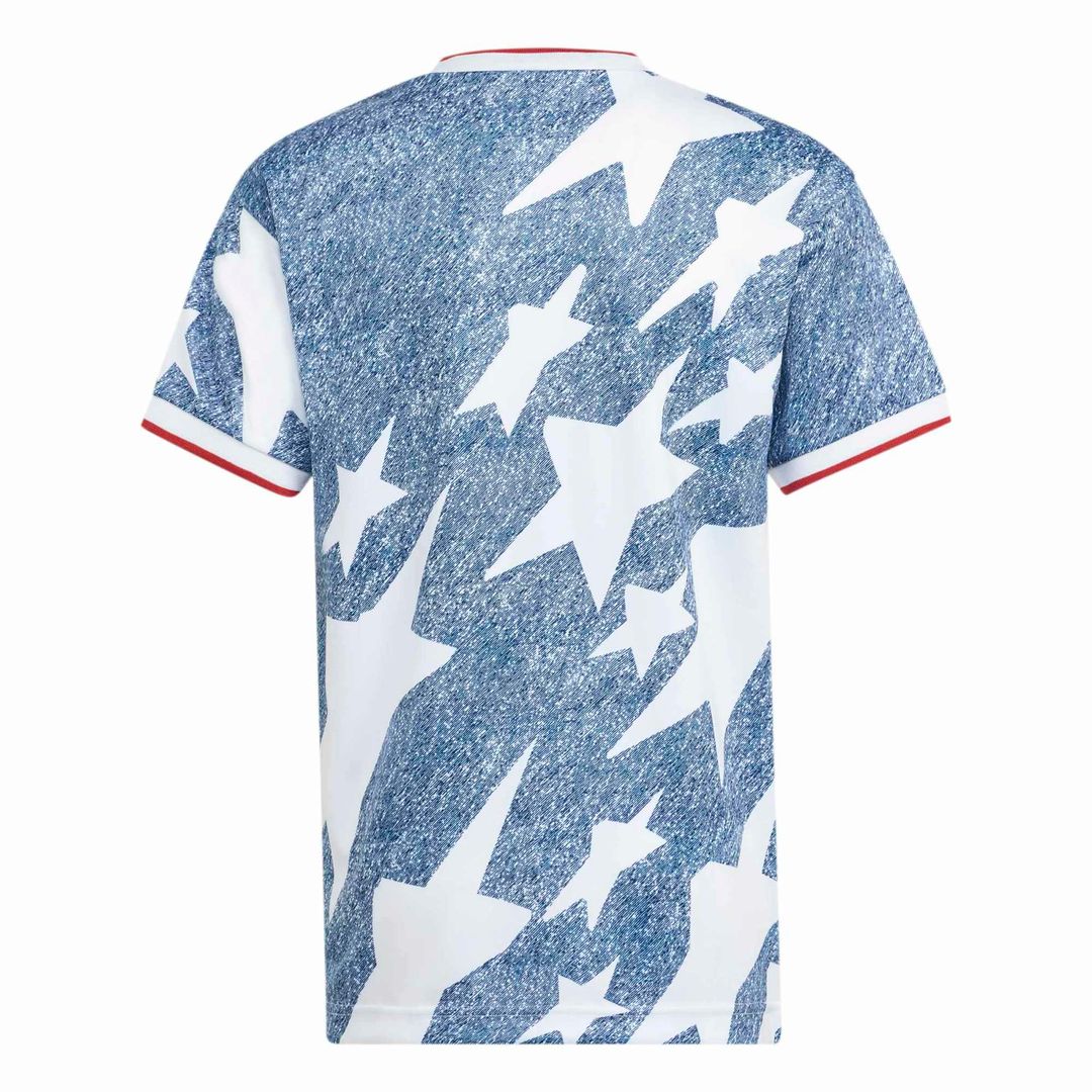 adidas Youth  USA 1994 Denim Graphic Fashion Jersey - Blue