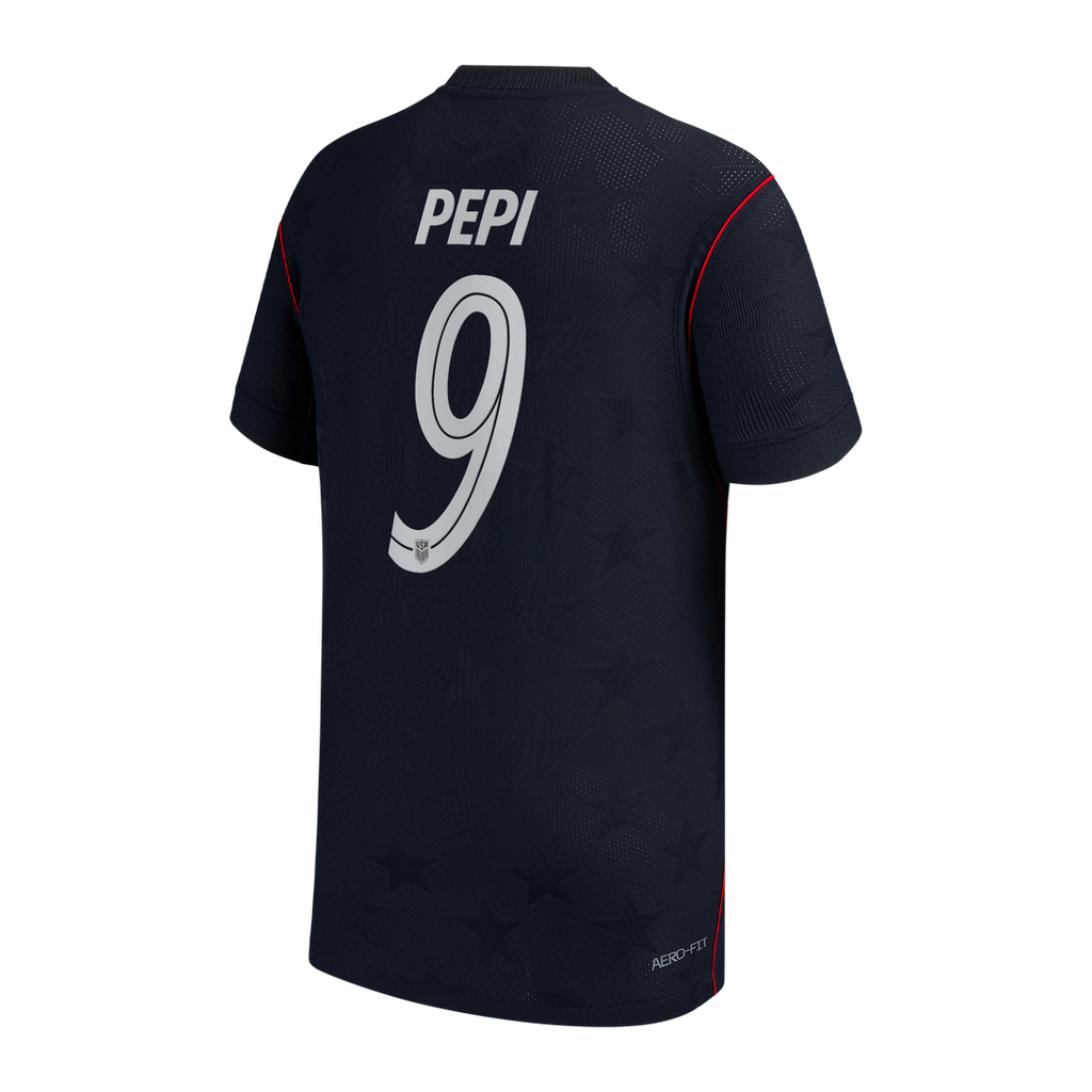 Ricardo Pepi USMNT Nike Youth 2026/27 Away Match Authentic Jersey - Blue