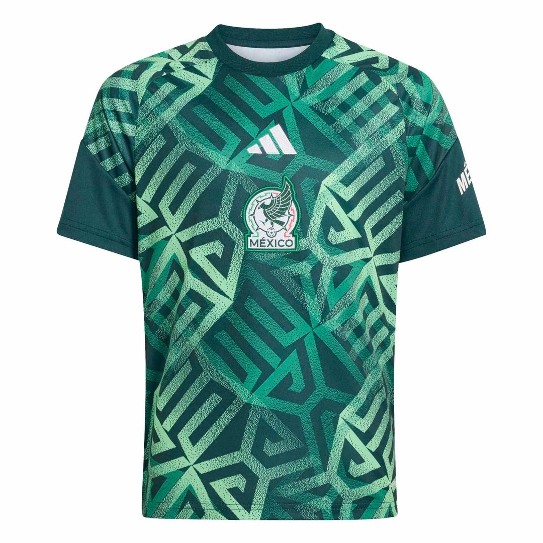 Mexico National Team adidas Youth 2026 Pre-Match Top - White