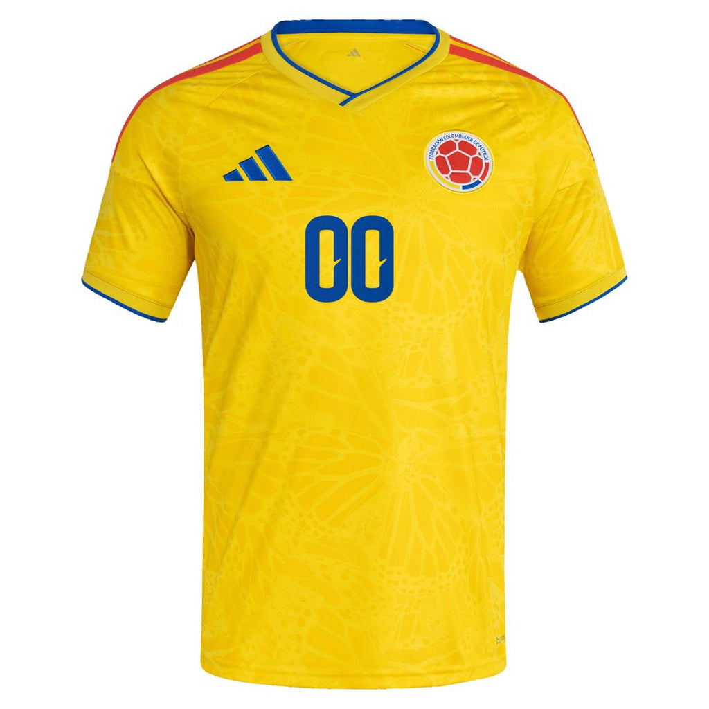 Colombia National Team adidas 2026 Home Replica Custom Jersey - Yellow