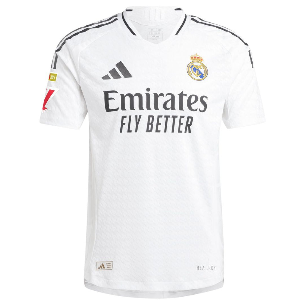 Real Madrid adidas Originals 2024/25 Third Authentic Custom Jersey - Charcoal
