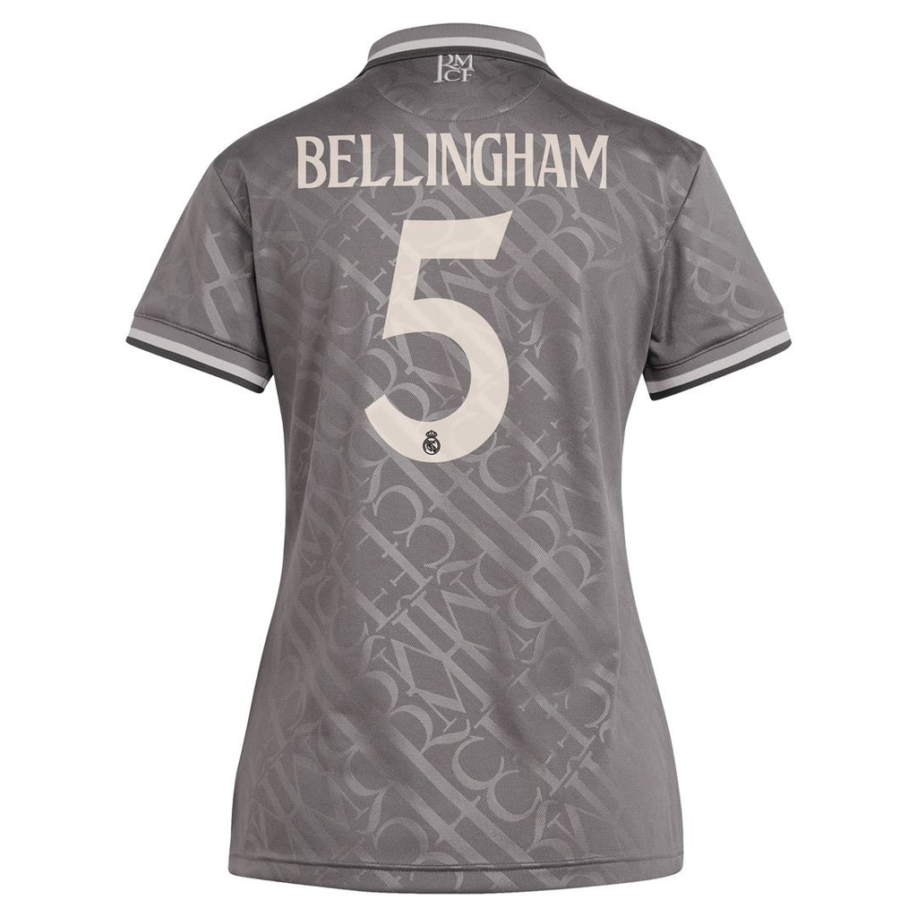 Jude Bellingham Real Madrid adidas Women's 2024/25 Home Replica Player Jersey - White